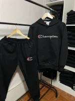 Conjunto Bordado Adulto | Champion | Negro - Imagen 2