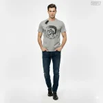 Polera Serigrafia | Diesel | Gris - Imagen 2