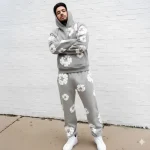 Conjunto Serigrafía Adulto | Denim Tears | Gris - Imagen 2