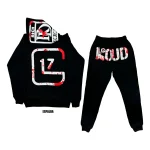 Conjunto Serigrafía Adulto | Loud Rich Or Dead Sangre | Negro - Imagen 2