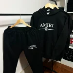 Conjunto Bordado Adulto | Amiri | Negro