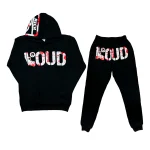 Conjunto Serigrafía Adulto | Loud Rich Or Dead Sangre | Negro