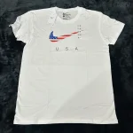 Polera Serigrafia | Nike U.S.A | Blanco