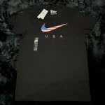 Polera Serigrafia | Nike U.S.A | Negro
