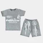 Short y Polera Adulto | Hellstar Path To Paradise | Gris