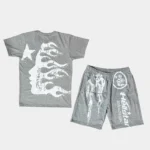 Short y Polera Adulto | Hellstar Path To Paradise | Gris - Imagen 2