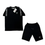 Short y Polera Adulto | Guess Franja | Negro