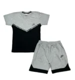 Short y Polera Adulto | Nike Tech | Gris-Negro