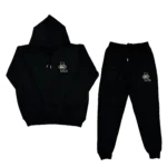 Conjunto Bordado Adulto | La Coste| Negro