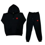 Conjunto Bordado Adulto | Play Comme Des Garçons | Negro