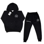 Conjunto Bordado Adulto | Chrome Hearts | Negro
