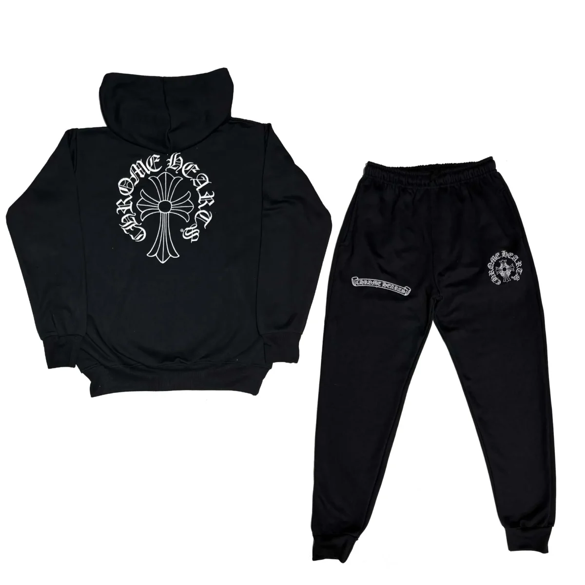 Conjunto Bordado Adulto | Chrome Hearts | Negro - Imagen 2