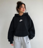 Polerón Boxy Fit Oversize Premium | Nike | Negro - Imagen 2