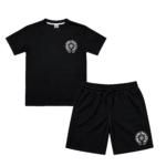 Short y Polera Adulto | Chrome Hearts | Negro