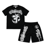 Short y Polera Niño | Hellstar | Negro